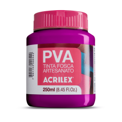 Pintura para Artesanía PVA Magenta 250ml, ACRILEX