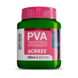 Pintura para Artesanía PVA Verde Musgo 250ml, ACRILEX