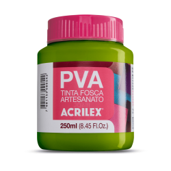 Pintura para Artesanía PVA Verde Oliva 250ml, ACRILEX