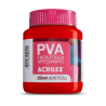 Pintura para Artesanía PVA Rojo Fuego 250ml, ACRILEX
