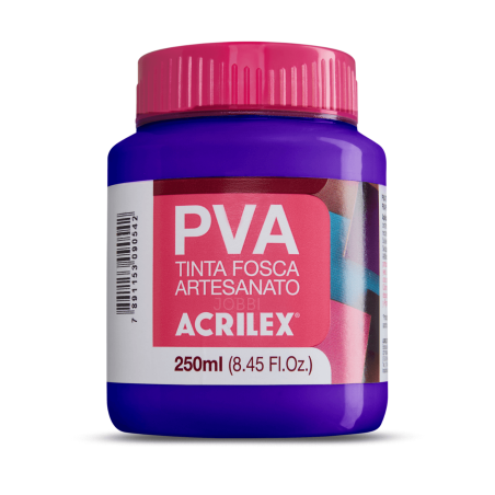 Pintura para Artesanía PVA Violeta  250ml, ACRILEX