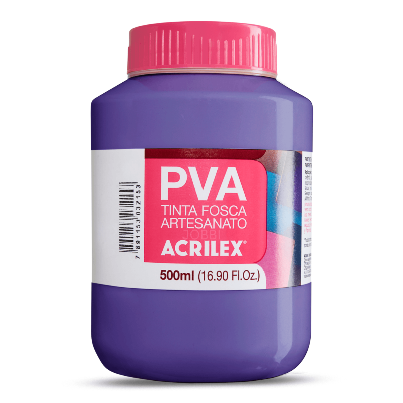 Pintura para Artesanía PVA Violeta 500ml, ACRILEX