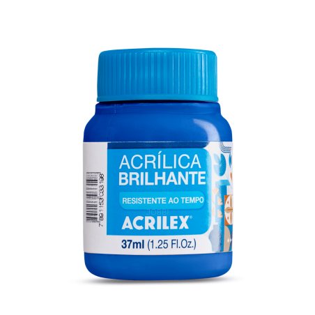 Pintura Acrílica Brillante 37ML, Azul Celeste - ACRILEX