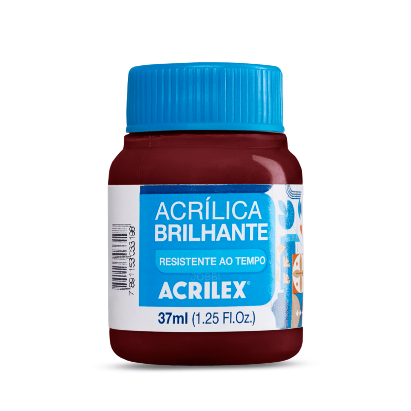 Pintura Acrílica Brillante 37ML, Rojo Escarlata - ACRILEX