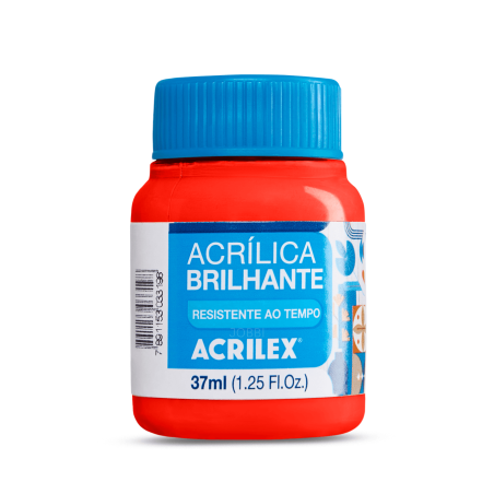 Pintura Acrílica Brillante 37ML, Naranja - ACRILEX