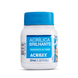 Pintura Acrílica Brillante 37ML, Blanco - ACRILEX