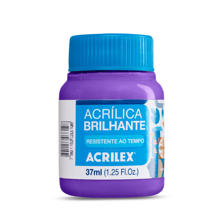 Pintura Acrílica Brillante 37ML, Lila - ACRILEX