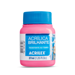 Pintura Acrílica Brillante 37ML, Rosa - ACRILEX