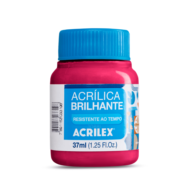 Pintura Acrílica Brillante 37ML, Rosa Oscuro - ACRILEX