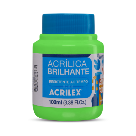 Pintura Acrílica Brillante 100ML, Verde Hoja - ACRILEX