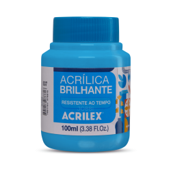 Pintura Acrílica Brillante 100ML, Azul Celeste - ACRILEX