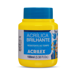 Pintura Acrílica Brillante 100ML, Amarillo Oro - ACRILEX