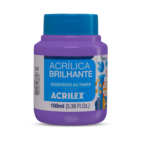 Pintura Acrílica Brillante 100ML, Violeta - ACRILEX