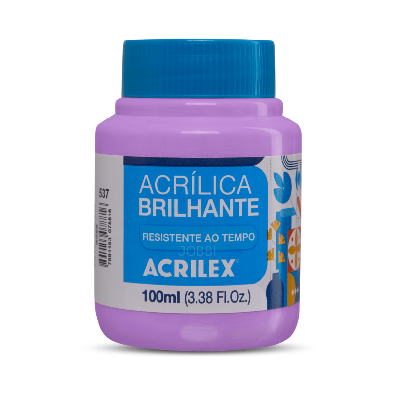 Pintura Acrílica Brillante 100ML, Lila - ACRILEX