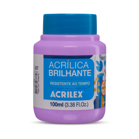 Pintura Acrílica Brillante 100ML, Lila - ACRILEX