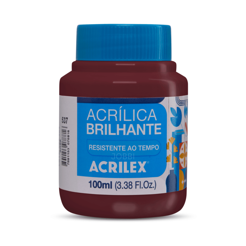 Pintura Acrílica Brillante 100ML, Marrón - ACRILEX