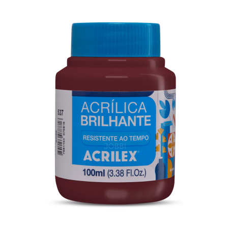 Pintura Acrílica Brillante 100ML, Marrón - ACRILEX