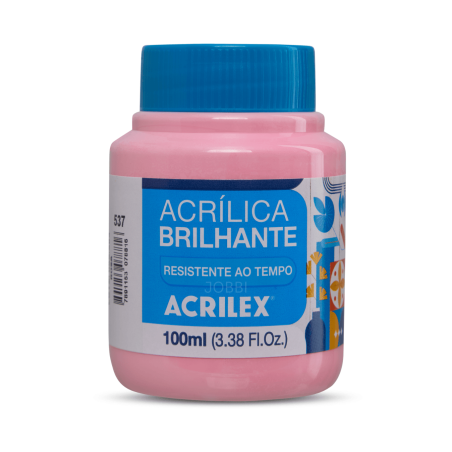 Pintura Acrílica Brillante 100ML, Rosa - ACRILEX