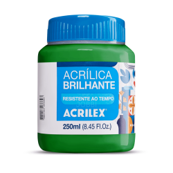 Pintura Acrílica Brillante 250ML, Verde Musgo - ACRILEX