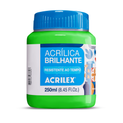 Pintura Acrílica Brillante 250ML, Verde Hoja - ACRILEX