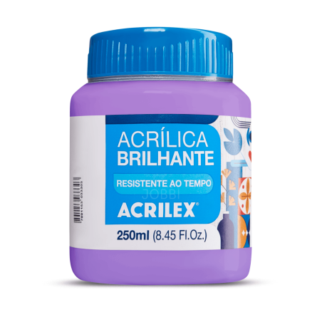 Pintura Acrílica Brillante 250ML, Lila - ACRILEX