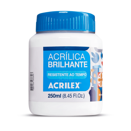 Pintura Acrílica Brillante 250ML, Blanco - ACRILEX