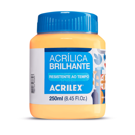 Pintura Acrílica Brillante 250ML, Amarillo Piel - ACRILEX