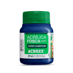 Pintura Acrílica Mate 37ML, Azul Turquesa - ACRILEX