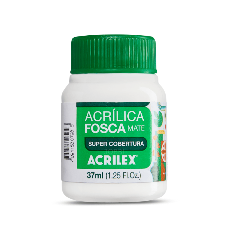 Pintura Acrílica Mate 37ML, Blanco - ACRILEX
