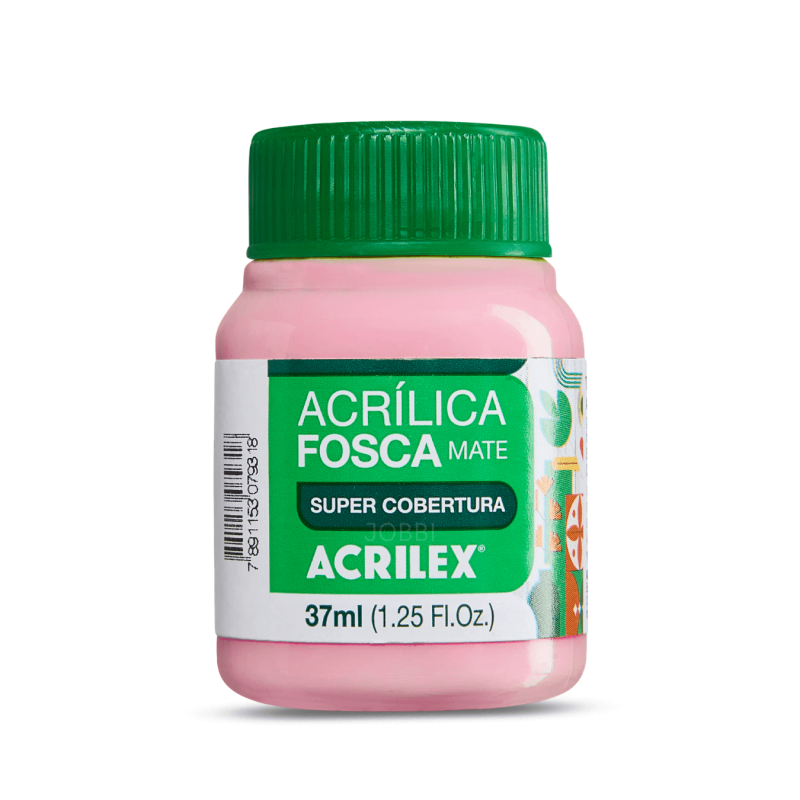 Pintura Acrílica Mate 37ML, Rosa - ACRILEX