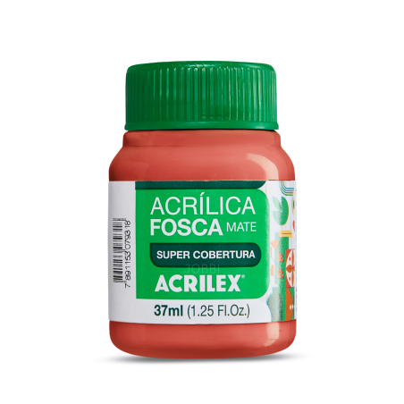 Pintura Acrílica Mate 37ML, Rojo Vivo - ACRILEX