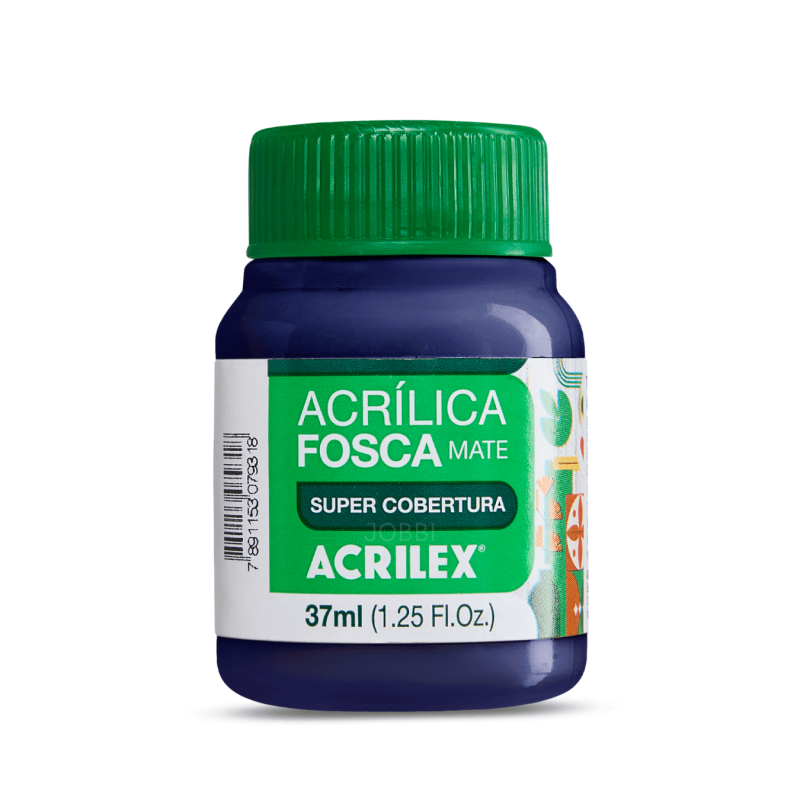 Pintura Acrílica Mate 37ML, Azul Marino - ACRILEX