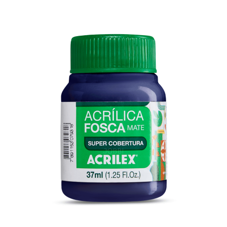 Pintura Acrílica Mate 37ML, Azul Marino - ACRILEX