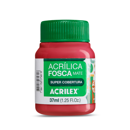 Pintura Acrílica Mate 37ML, Rojo - ACRILEX