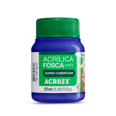 Pintura Acrílica Mate 37ML, Azul Intenso - ACRILEX