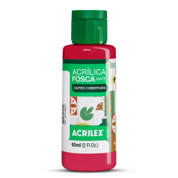 Pintura Acrílica Mate 60ML, Rojo Escarlata - ACRILEX