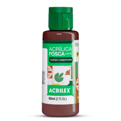 Pintura Acrílica Mate 60ML, Marrón Oscuro - ACRILEX