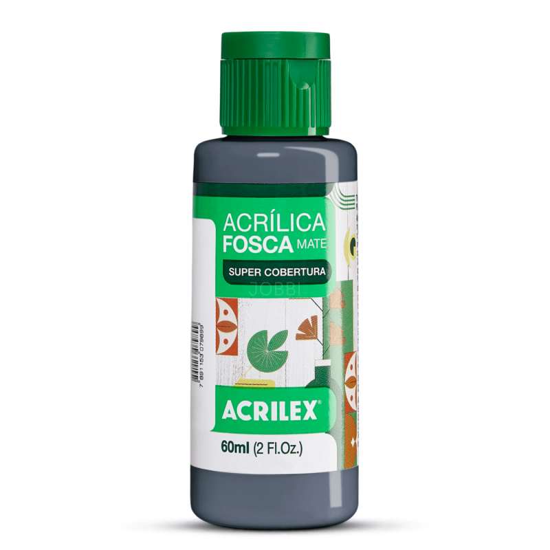 Pintura Acrílica Mate 60ML, Grafito - ACRILEX