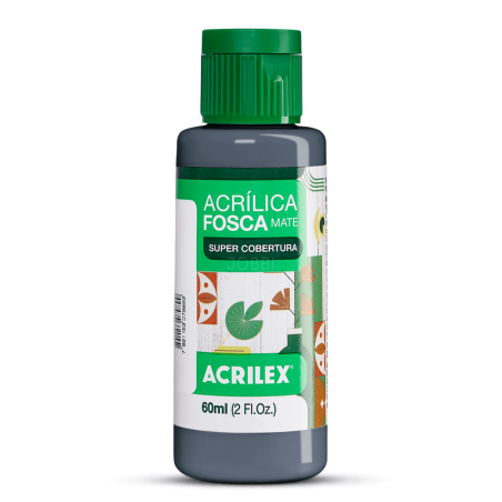 Pintura Acrílica Mate 60ML, Grafito - ACRILEX