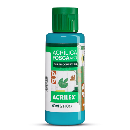 Pintura Acrílica Mate 60ML, Azul Piscina - ACRILEX
