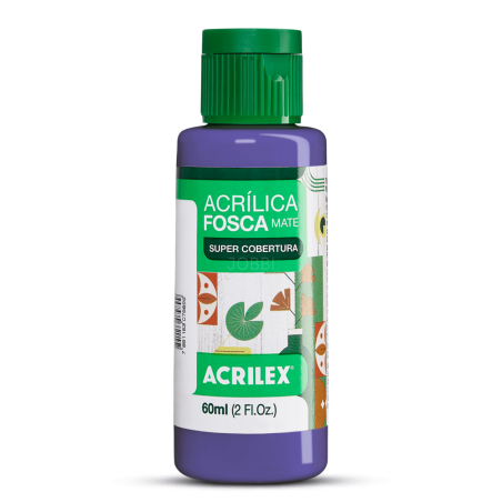 Pintura Acrílica Mate 60ML, Violeta Oscuro - ACRILEX