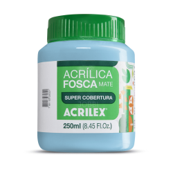 Pintura Acrílica Mate 250ML, Azul Celeste - ACRILEX