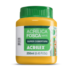 Pintura Acrílica Mate 250ML, Amarillo Cadmio - ACRILEX
