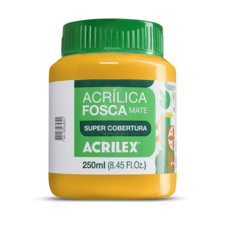 Pintura Acrílica Mate 250ML, Amarillo Cadmio - ACRILEX