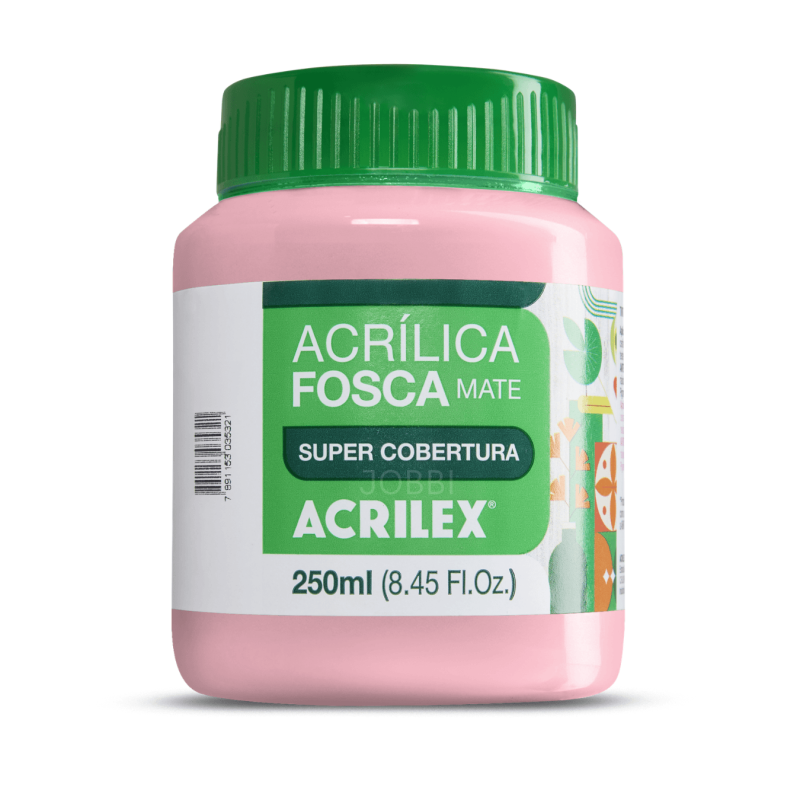 Pintura Acrílica Mate 250ML, Rosa - ACRILEX