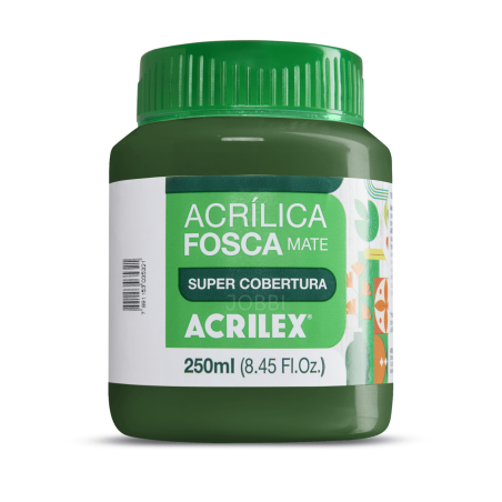 Pintura Acrílica Mate 250ML, Verde Oliva - ACRILEX