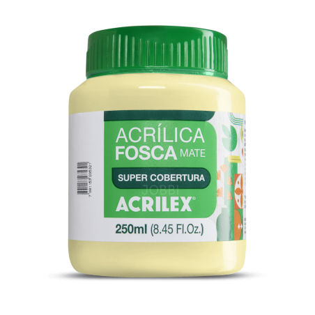 Pintura Acrílica Mate 250ML, Amarillo bebé - ACRILEX