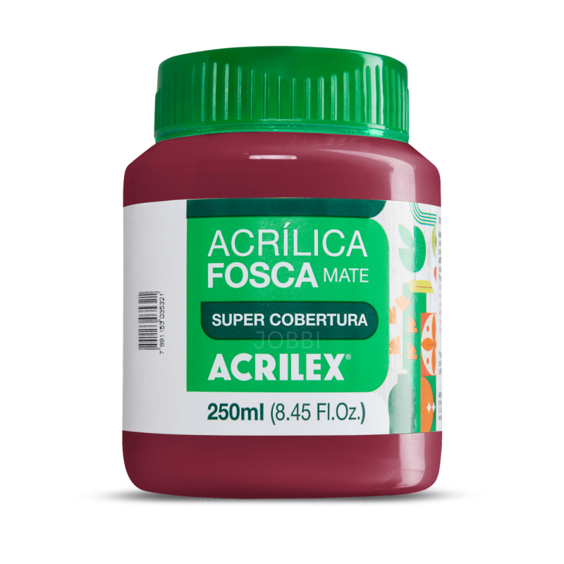 Pintura Acrílica Mate 250ML, Cereza - ACRILEX