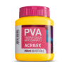 Pintura para Artesanía PVA Amarillo Oro 250ml, ACRILEX