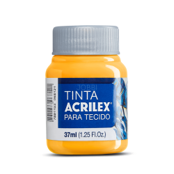 Pintura para Tela Acrilex 37ml Amarillo Yema 833